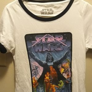 Star Wars Women's Retro White M T-Shirt